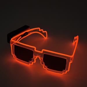Оптовая продажа, светящиеся солнцезащитные очки со светодиодными мигающими огнями, яркие товары для вечеринки - Product Image 4