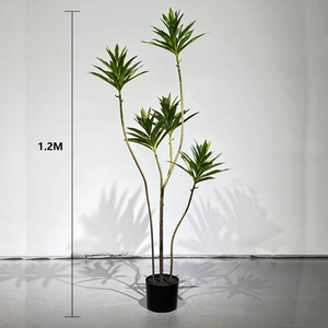 Factory <strong>Sale</strong> UV Resistant Faked Plastic Green Leaves Tropical <strong>Yucca</strong> Tree Real Touch Artificial Green <strong>Plant</strong> - Product Image 1