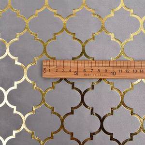 <span class=keywords><strong>Tende</strong></span> in Velluto con Occhielli Stampa a Foglia Stagnola Bindi, con Elevata Oscurità Blackout 100% Poliestere per <span class=keywords><strong>Soggiorno</strong></span> - Product Image 6