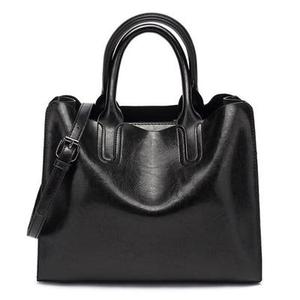 Bolso de Mano Vintage para Mujer, de Cuero PU Encerado, Bolso Tote Grande Informal - Product Image 6