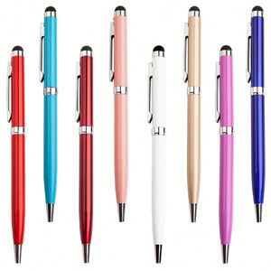 Stylo bille publicitaire personnalisé avec logo, encre écologique métallique, pointe 0,7/1 mm, design moderne pour cadeaux promotionnels - Product Image 1