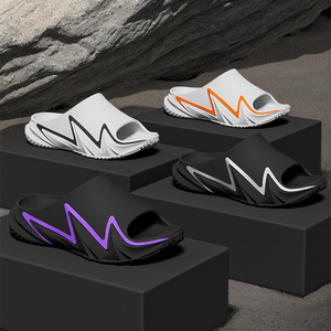 Pantuflas EVA para Hombre, Anchas, con Espacio Extra para los Dedos, Suela Antideslizante, Comodidad para el Hogar, Tallas 36-47 EU, Soporte Acolchado Suave - Product Image 4