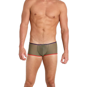 Calzoncillos bóxer de diseño nuevo, sencillos, de talla grande para hombres gordos, lisos, de tiro bajo, estilo gay. - Product Image 2