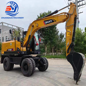 SANY SY155C SY155WPro Mini excavadora sobre orugas utilizada con componentes del núcleo del motor Isuzu modelo 2022 15,5 toneladas - Product Image 3