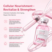 Produits de soin de la peau biologiques PDRN Collagène soluble Acide hyaluronique Anti-âge Booster de peau Sérum pour le visage