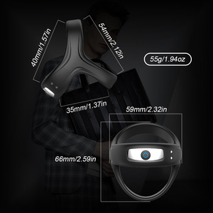 Anillo Retardante de Silicona para Hombre, Recargable por USB, Triple Bloqueo Cruzado con Función Suave, Nuevo Diseño para <span class=keywords><strong>Retardar</strong></span> <span class=keywords><strong>la</strong></span> Eyaculación - Product Image 6
