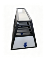 Cage à chien portable en aluminium, vente en gros d'usine, caisse de transport de haute qualité, boîte de transport pour chien, respirante et durable
