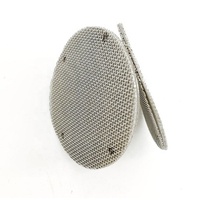 Filtre à mailles soudées par points multicouche de forme personnalisée non standard, filtre en acier inoxydable extrudé