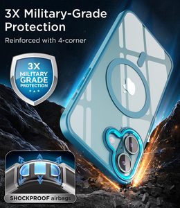 16E per <span class=keywords><strong>iPhone</strong></span> 16 Pro Max custodia trasparente paraurti Ultra forte magnetico 15 Pro <span class=keywords><strong>14</strong></span> 13 12 lente in metallo antiurto retro <span class=keywords><strong>Cover</strong></span> trasparente - Product Image 4