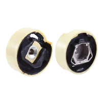 Une paire de supports de suspension moteur supérieurs et inférieurs en caoutchouc pour Audi A3/TT Skoda, kit de garnitures en caoutchouc pour sièges 5Q0199867 5Q0199868