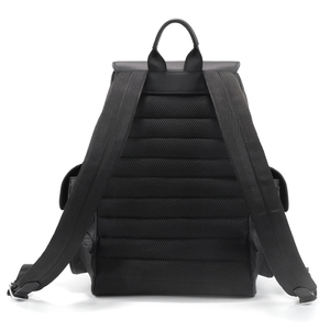 Luxury Men's Embossed Pattern PU <b>Leather</b> Waterproof Business <b>Backpack</b> <b>Large</b> Capacity Drawstring Flap Travel Bag - Product Image 2