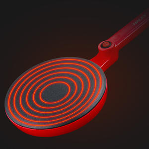 HALEY <span class=keywords><strong>Crêpière</strong></span> <span class=keywords><strong>Électrique</strong></span> 650 W Antiadhésive Rouge et Noire <span class=keywords><strong>avec</strong></span> <span class=keywords><strong>Poignée</strong></span> Suspendue pour Usage Domestique - Product Image 3