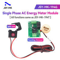 Medidor de Energía Bidireccional Multifunción CA JSY-MK-194G de 50A, kWh, Energía Solar Fotovoltaica, Voltaje, Corriente, Frecuencia, TTL, Modbus