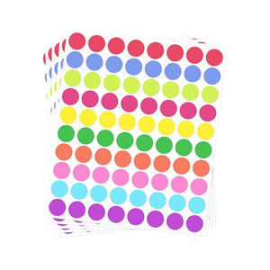 Self Adhesive Colored Dot <b>Label</b> <b>Stickers</b> Wholesale Custom <b>Round</b> <b>Stickers</b> - Product Image 1