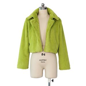 Cárdigan <span class=keywords><strong>de</strong></span> Piel Sintética Holgado para Maternidad, Estilo Europeo y Americano, Otoño-Invierno, con Cuello Cuadrado, Marca Wish Danglong, Gran Venta - Product Image 5
