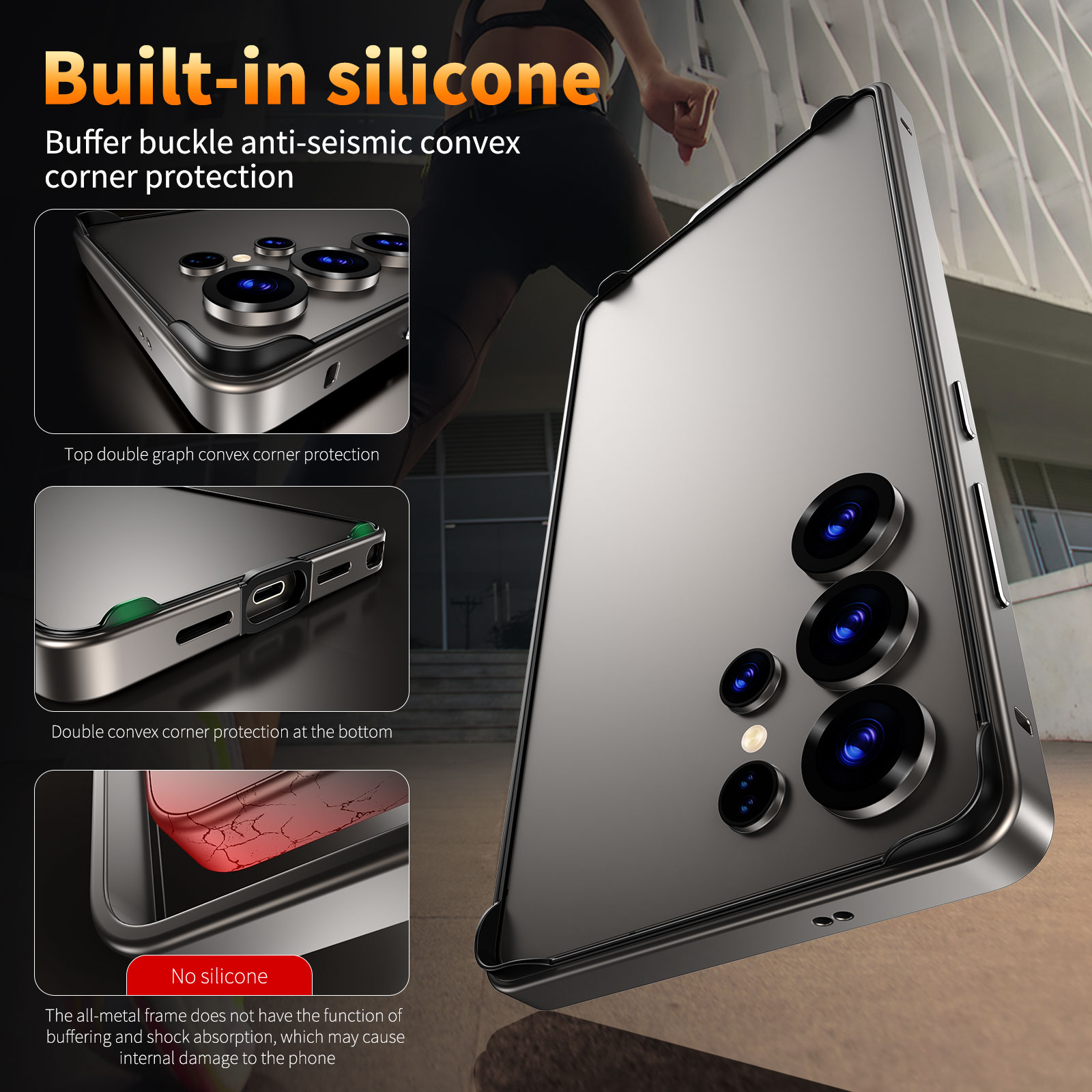 s24 ultra bumper metal