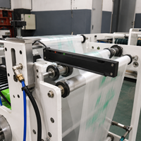 Machine à fabriquer des sacs en polyéthylène (PE) biodégradable à 100 %, série SF-D, à rouleaux continus, avec deux servomoteurs