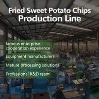 Machine à fabriquer des chips de patate douce 100 kg/h 300 kg/h 500 kg/h, ligne de transformation de chips de patate douce, ligne de production de chips de patate douce