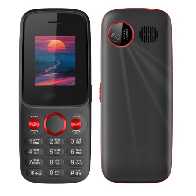 Wholesale Cheap Dual-Sim 2G Mobile Phone with Torch QWERTY Keyboard Colored Screen Gaming and Camera Features Brand New