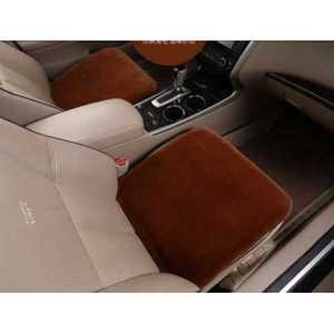 Brown Velvet Seat <b>Cushion</b> Single Piece For Car Interior Comfort Padding - Product Image 1