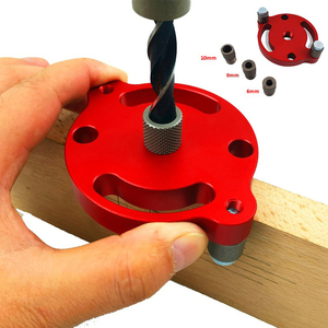 Gabarit de goujonnage <span class=keywords><strong>vertical</strong></span> à centrage automatique 6/8/10mm <span class=keywords><strong>Guide</strong></span> de <span class=keywords><strong>perçage</strong></span> de gabarit de trou de poche <span class=keywords><strong>pour</strong></span> le travail du bois - Product Image 1