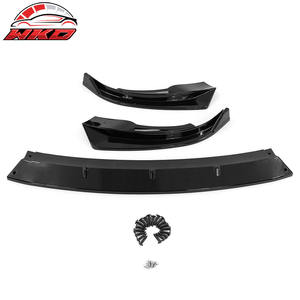 Para Tesla Model Y 2020-2025, Alerón Delantero de Parachoques en Negro Brillante, Estilo IKON, PP, 3 Piezas, Kit de Carrocería de Alta Calidad - Product Image 3