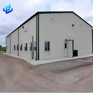 Bâtiment préfabriqué en structure métallique, assemblage <span class=keywords><strong>facile</strong></span>, étanche, solution moderne pour usine, atelier et entrepôt - Product Image 2