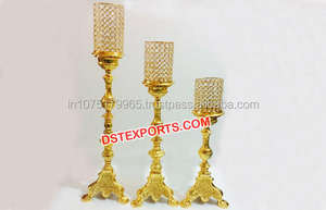 Candelabro de Cristal y Metal con Diseño de Boda India, Duradero, con Tamaño Personalizado, Centro de Mesa para Ceremonia de Boda Real - Product Image 3