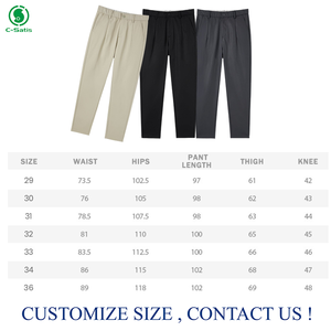 <span class=keywords><strong>Pantalon</strong></span> coupe droite pour homme, couleur unie, Simple, décontracté, <span class=keywords><strong>Chino</strong></span> - Product Image 4