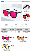 Lunettes de jeu durables anti-lumière bleue HD, verres PC anti-reflets, protection oculaire pour l'e-sport, lunettes d'ordinateur, monture de lunettes