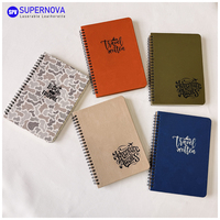 Carnet à spirales en similicuir gravable au laser, carnet vierge pour gravure au laser en vrac