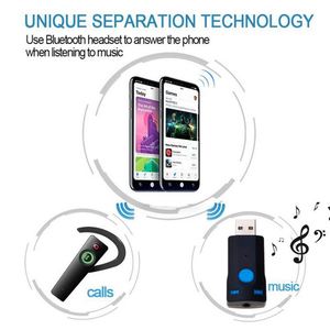 Wholesale Good Price Transmitter Car Aux Adapter Usb Bluetooths Wireless <span class=keywords><strong>Audio</strong></span> Music Receiver - Product Image 5