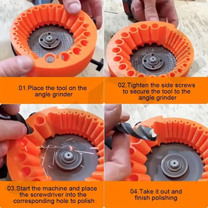 Drill Bit Grinder Auxiliary Tool 6-13mm Plastic For Angle Grinder DIY Sharpening - Product Image 5