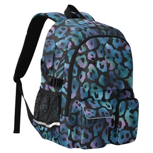 2026 Custom Fashion <b>Leopard</b> <b>Print</b> Multifunctional Wrestling Zipper Closure Waterproof Polyester <b>Backpack</b> for School Travel - Product Image 2