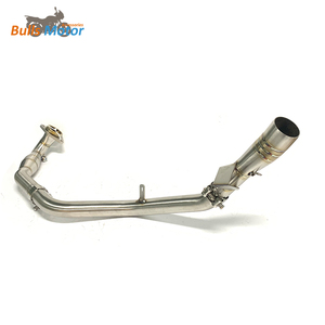 Scooter 304 tuyau avant d'échappement de moto en acier inoxydable pour <span class=keywords><strong>XADV750</strong></span> modifier le tuyau de liaison avant - Product Image 4