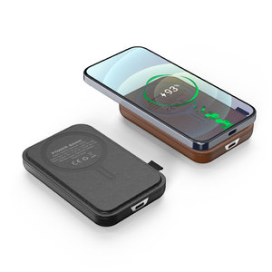 Pd ชาร์จเร็<span class=keywords><strong>ว</strong></span>แบบแม่เหล็กไร้สาย Type-C 20W เคสหนัง5000mAh เคสบาง magsaferred Power Bank สำหรับ iPhone 17 PRO MAX - Product Image 4