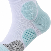 Chaussettes de basketball de qualité professionnelle avec protection contre les chocs, semelle rembourrée, chaussettes athlétiques mi-mollet