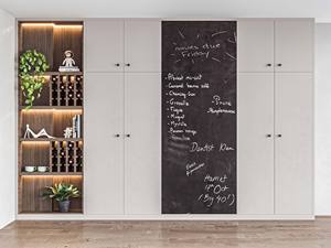 Meuble de rangement de salon de haute qualité, sans frais, avec armoire à vin, artisanat sans peinture, directement de l'usine - Product Image 2