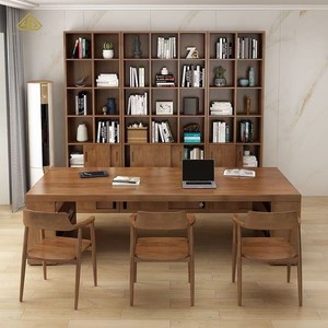 Offre Spéciale chine bibliothèque de luxe avec échelle bibliothèque étagère bureau livre armoire maison bibliothèque meubles classique salle <span class=keywords><strong>d</strong></span>'étude - Product Image 5