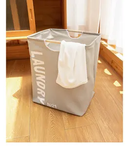 Hot Selling Foldable Fabric Washing Machine With Handle Storage Basket Bathroom Dirty Clothes Basket