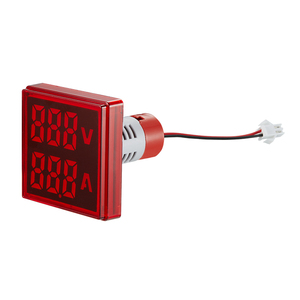 Ampèremètre Voltmètre Numérique à Double Affichage LED Rond <span class=keywords><strong>de</strong></span> 50 mm, Indicateur <span class=keywords><strong>de</strong></span> Tension et <span class=keywords><strong>de</strong></span> Courant - Product Image 2