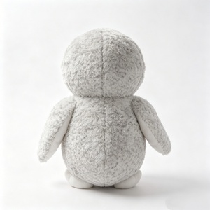 Peluche de búho ártico personalizado, peluche de búho nevado, juguete de peluche de búho, peluche de búho blanco grisáceo - Product Image 3