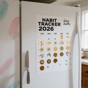 Logo personnalisé Scratch Off habitude Tracker Construction de nouvelles habitudes Calendrier mural Planificateur Affiche pour Yoga Peinture Gym - Product Image 3