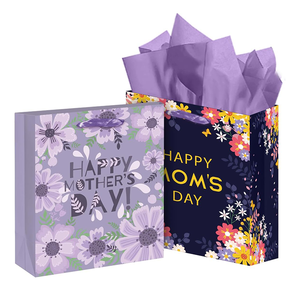 Wholesale Custom Logo Size Clothing Gift Boutique Shopping <b>Gloss</b> Bags With Handles - Product Image 2