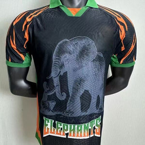 Camisa de Futebol 100% Poliéster para a Seleção Nacional da Costa do Marfim na África, Kit de Futebol Respirável para Jogadores - Product Image 3