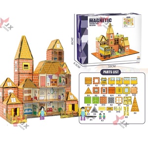 ของเล่นตัวต่อแม่เหล็กขนาดยักษ์สำหรับเด็ก113ชิ้น2025 3D ยอดนิยมก่อสร้างบล็อกของเล่นมายากลสำหรับบ้านตุ๊กตา - Product Image 6