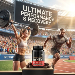 Proteína de Suero de Leche 100% Estándar Diamante de Marca Privada OEM, Suplemento para el Crecimiento y la Recuperación Muscular, Chocolate Doble Intenso - Product Image 2