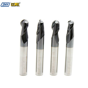 Zhy nhà sản xuất máy phay hình cầu 0.5mm cacbua bóng <span class=keywords><strong>endmill</strong></span> - Product Image 1