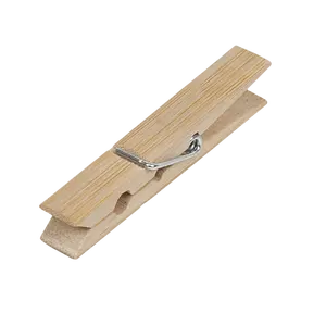 Mollette in legno con Clip in legno,