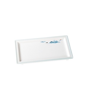 Xiangyuan <b>melamine</b> tableware <b>plates</b>, rectangular, for restaurants and hotels, serving dishes, imitation porcelain, commercial - Product Image 5